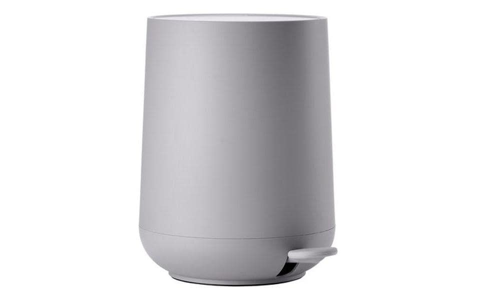 Zone Treteimer Nova One Silbergrau H:29cm D:23cm, 5 Liter