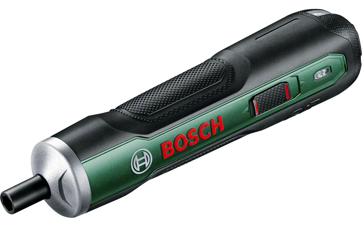 BOSCH Akku-Schrauber PushDrive Laden per Micro USB-Anschluss