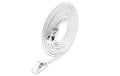 Slim Wirewin Patchkabel: U/FTP, 3.0m, weiss Cat.6A, LSOH, Klinke nicht brechbar, 3.8mm