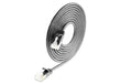 Slim Wirewin Patchkabel: U/FTP,10cm,schwarz Cat.6A, LSOH, Klinke nicht brechbar, 3.8mm