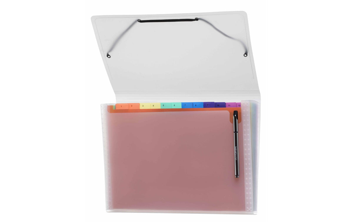Kolma Fächermappe Daily Easy Rainbow A4 KolmaFlex, 12 Tabs, mehrfarbig / rainbow