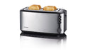Severin Automatik-Langschlitztoaster mit integriertem Brötchen-Röstaufsatz