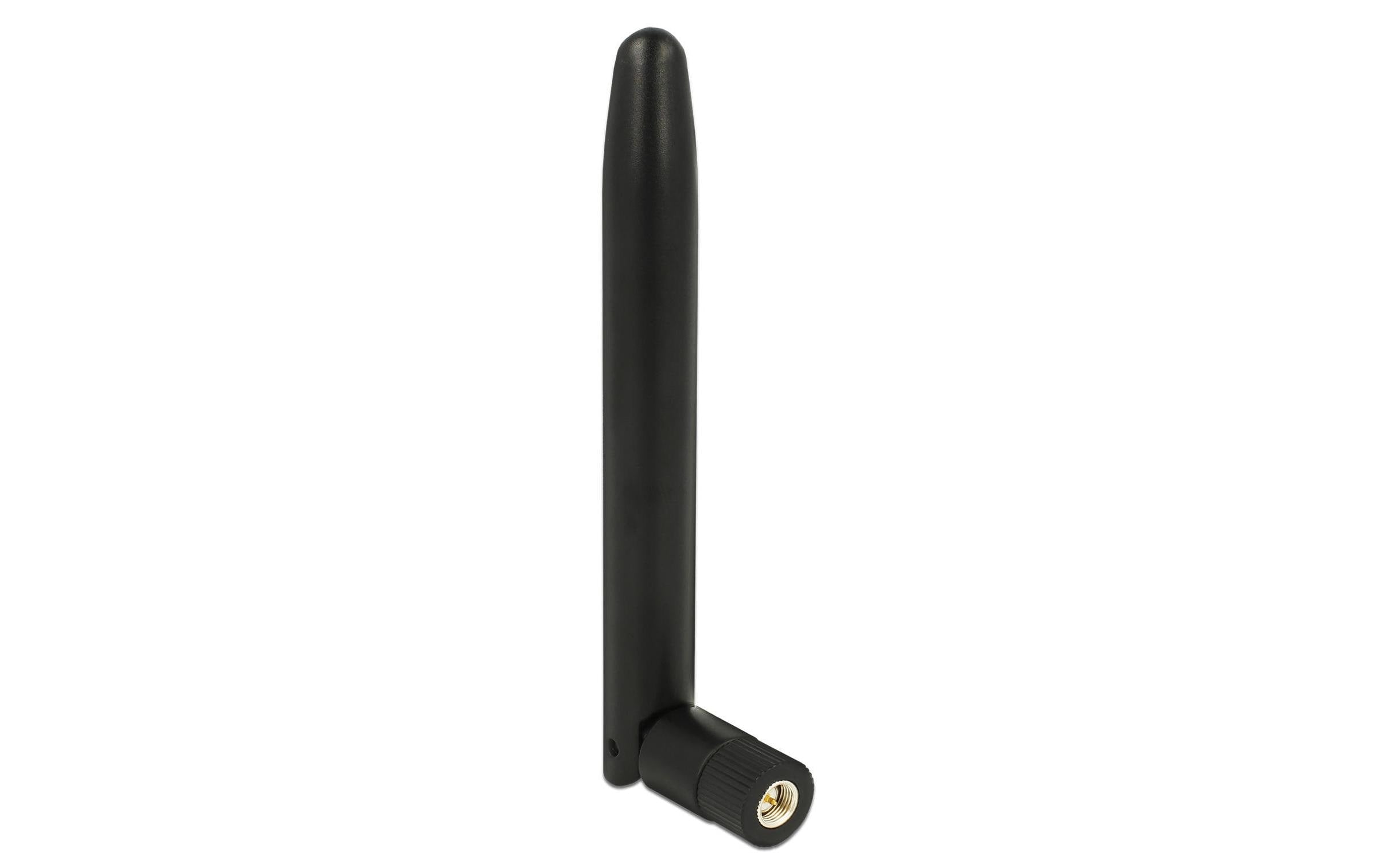 LoRa Antenne, SMA-Stecker, schwarz 0.5dBi Gewinn, mit Kippgelenk