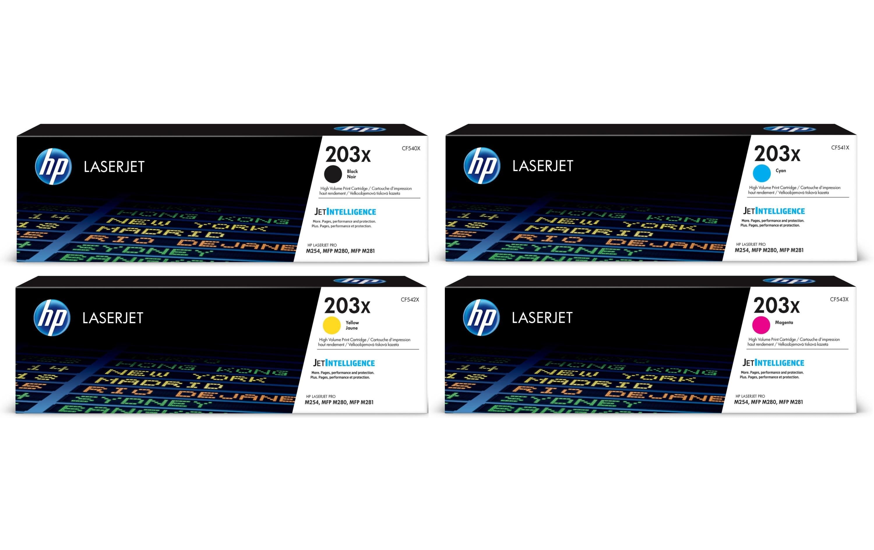 HP Rainbow Kit CF540X-CF543X je 1x CF540X, CF541X, CF542X, CF543X