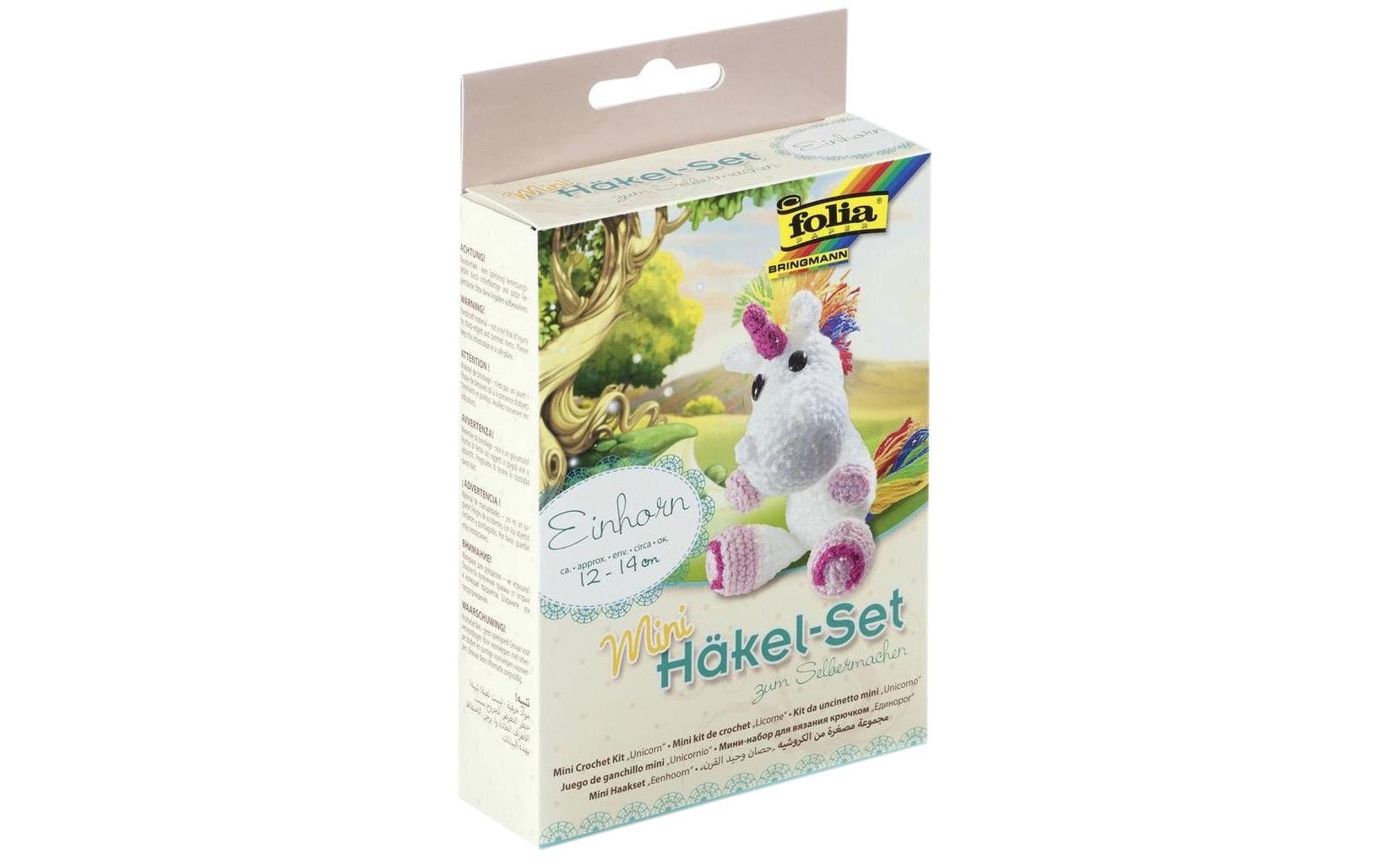 Folia Mini Häkelset Einhorn