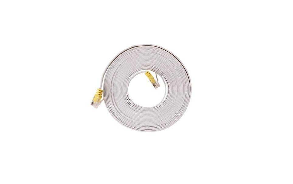Swisscom HF Kabel CAT6 Ethernet 5m, flach, weiss