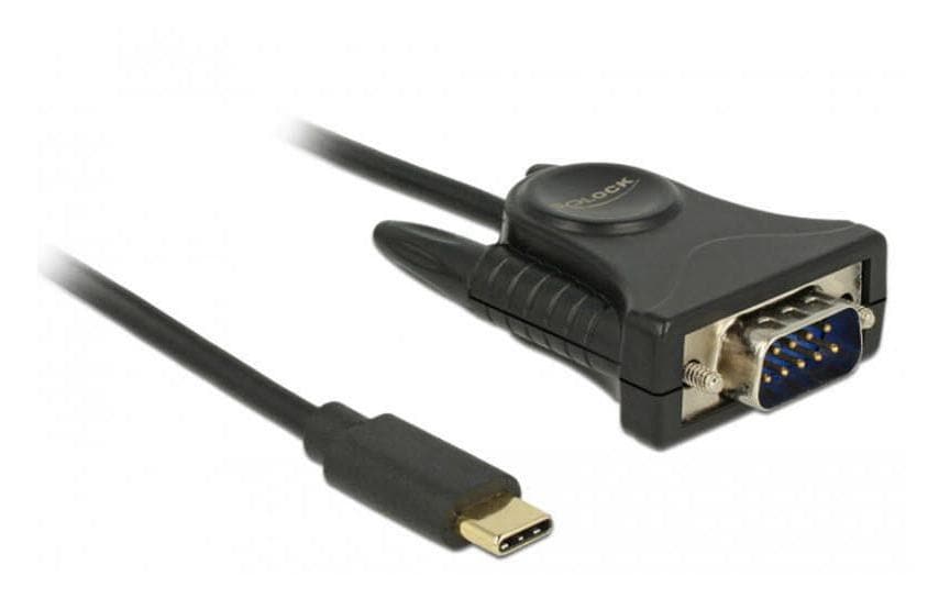 Delock Adapter USB-C>1x Seriell DB9 RS-232