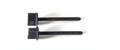 EP M4x45mm Flügelschraube Nylon, 1 Paar schwarz