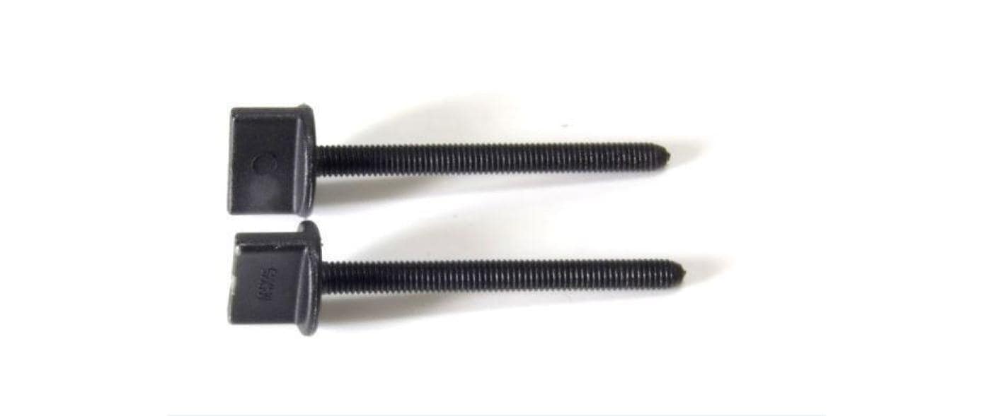EP M4x45mm Flügelschraube Nylon, 1 Paar schwarz