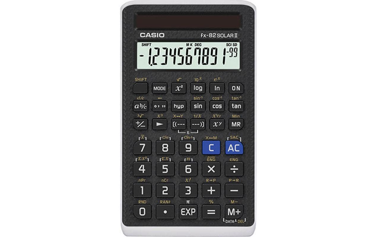 Casio Schulrechner FX-82 Solar 2 144 Funktionen