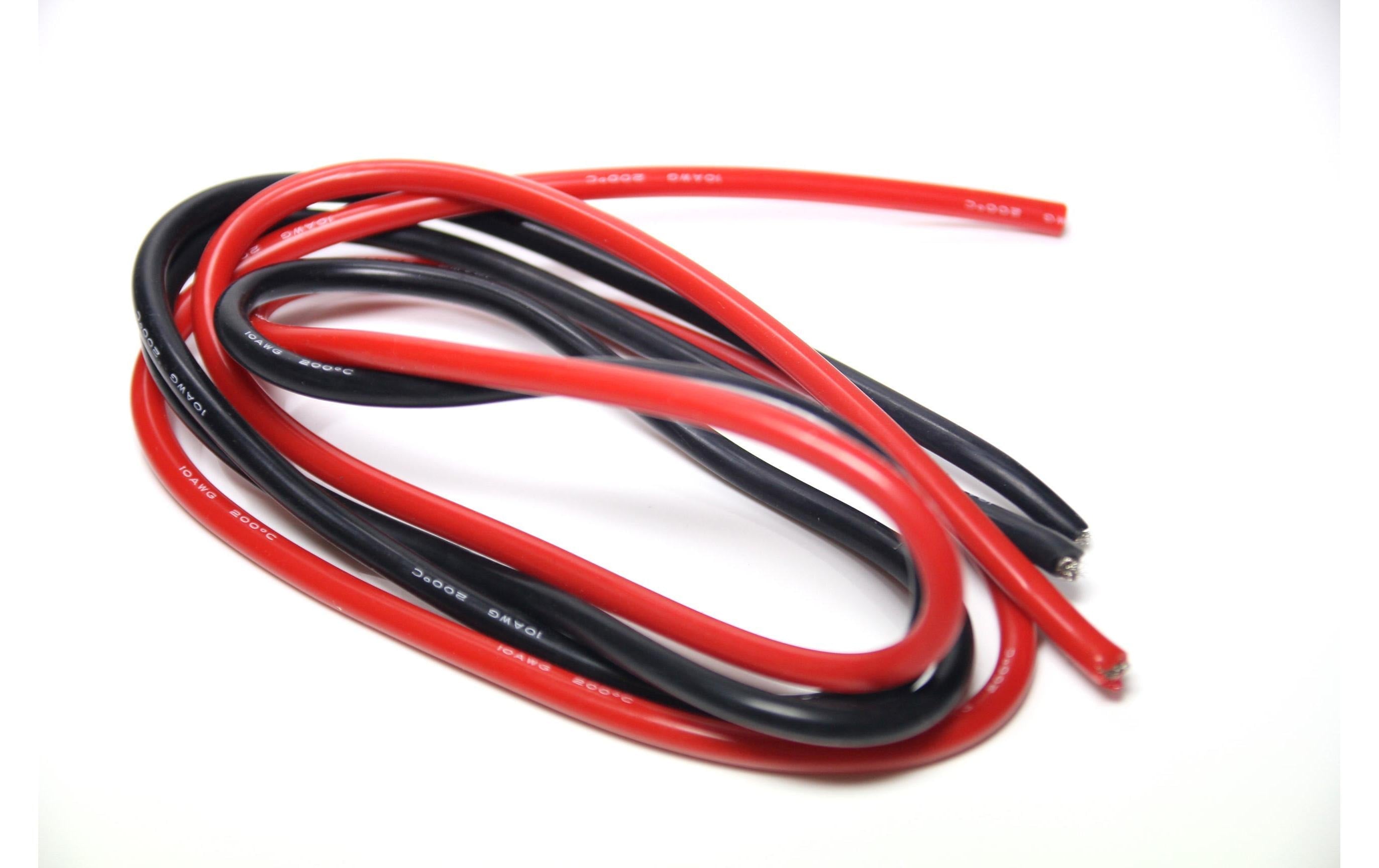 EP Silikonkabel 5.5mm², rot/schwarz je 1m