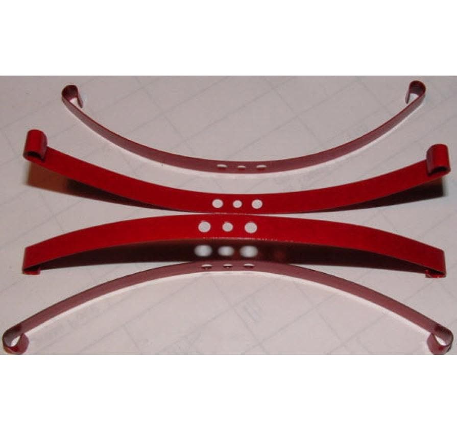 RC4WD Scale Blattfedern Red Super Soft Flex, 4erSet
