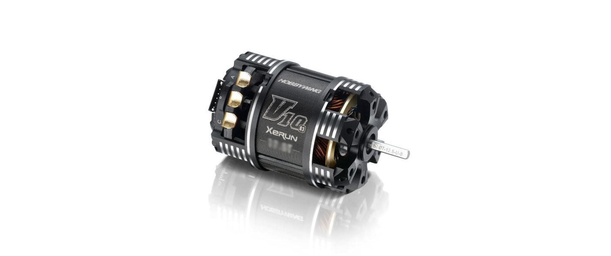 Hobbywing Xerun V10 G3 Motor 6.5T (2S) 1:10 Sensored BL-Motor, 2 Pole