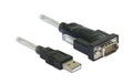 Schnittstellenkabel Adapter USB auf Seriell inkl. Adapter RS232 DB9 zu DB25 Stecker