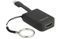 Monitoradapter USB Typ-C zu HDMI 4K, 30Hz, 3cm, mit Schlüsselanhänger