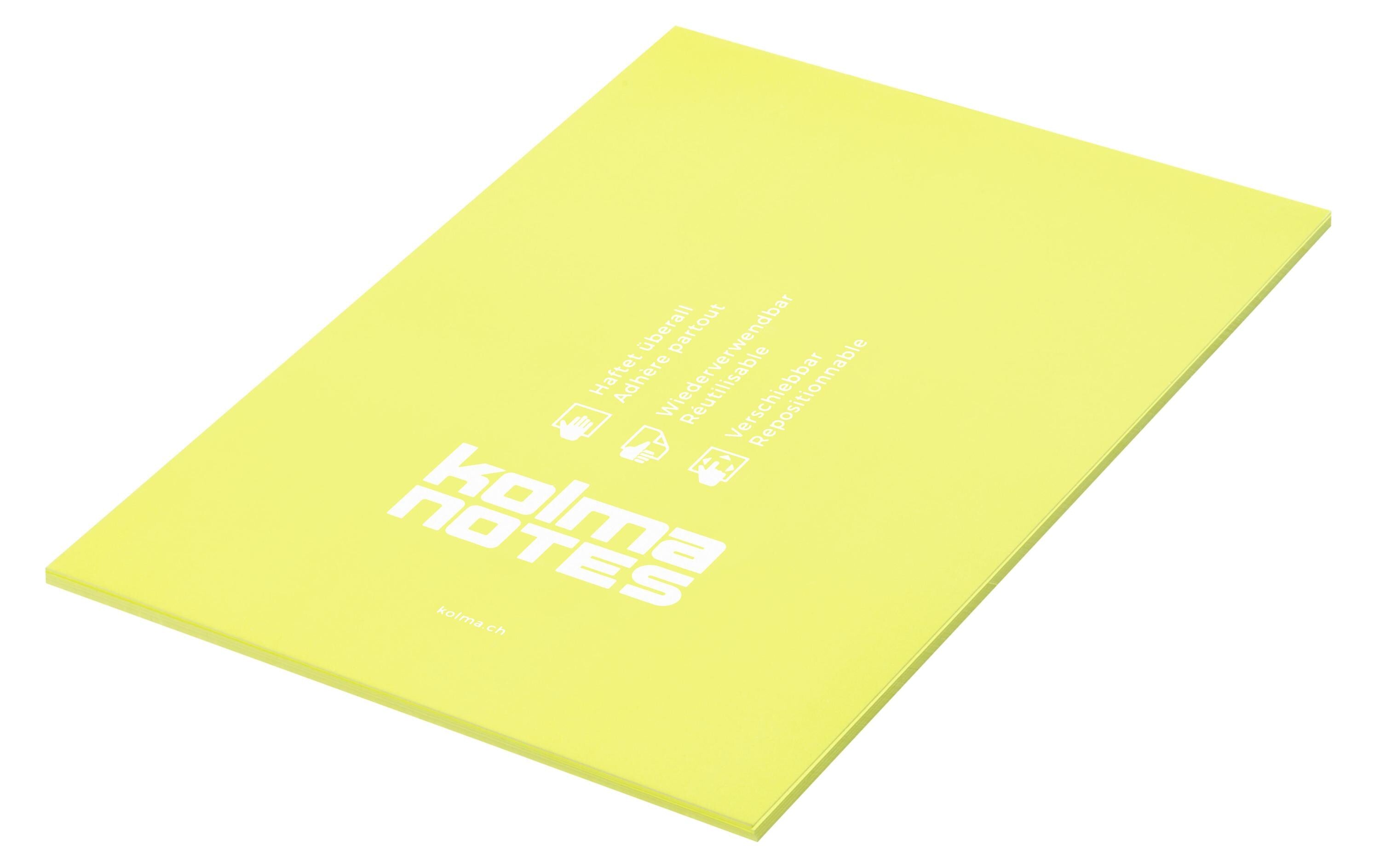 Kolma NOTES A5, 50 Blatt Gelb
