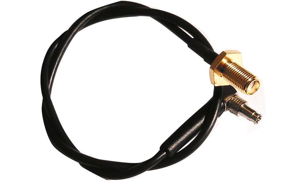 Pigtail Coax Kabel: SMA-Buchse-TS9-Stecker 10cm, low-loss, für GSM/3G/4G Antennen
