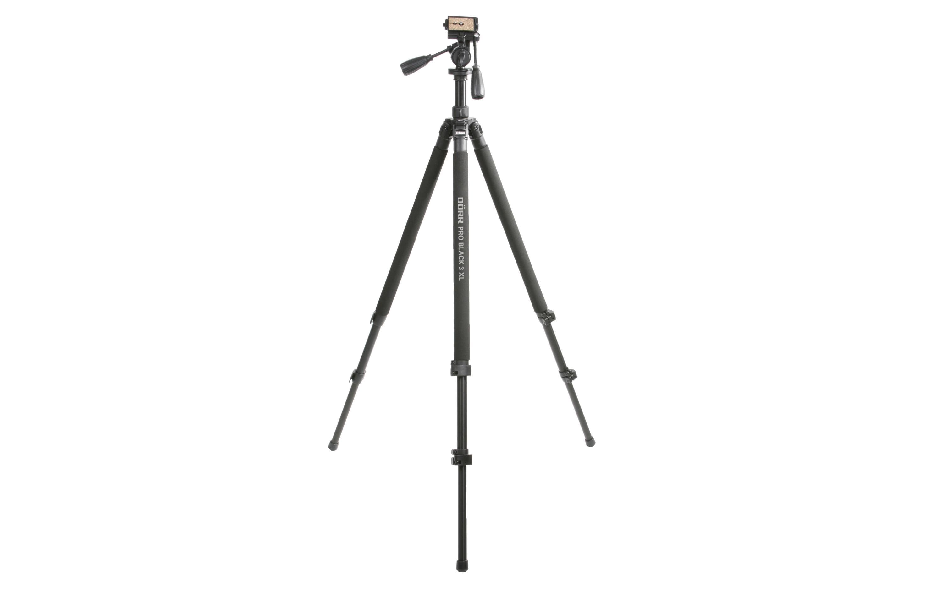 Dörr Stativ Pro Black 3XL Tripod inkl. 3D Kopf, inkl. Tasche
