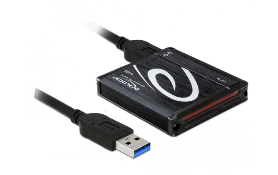 DeLock 91704 USB 3.0 CardReader All in1, Für 64 verschiedene Speicherkarten