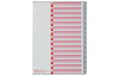 Kolma Register A4 KolmaFlex 1-15 15-teilig, grau