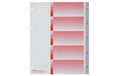 Kolma Register A4 XL KolmaFlex 1-5 5-teilig, grau