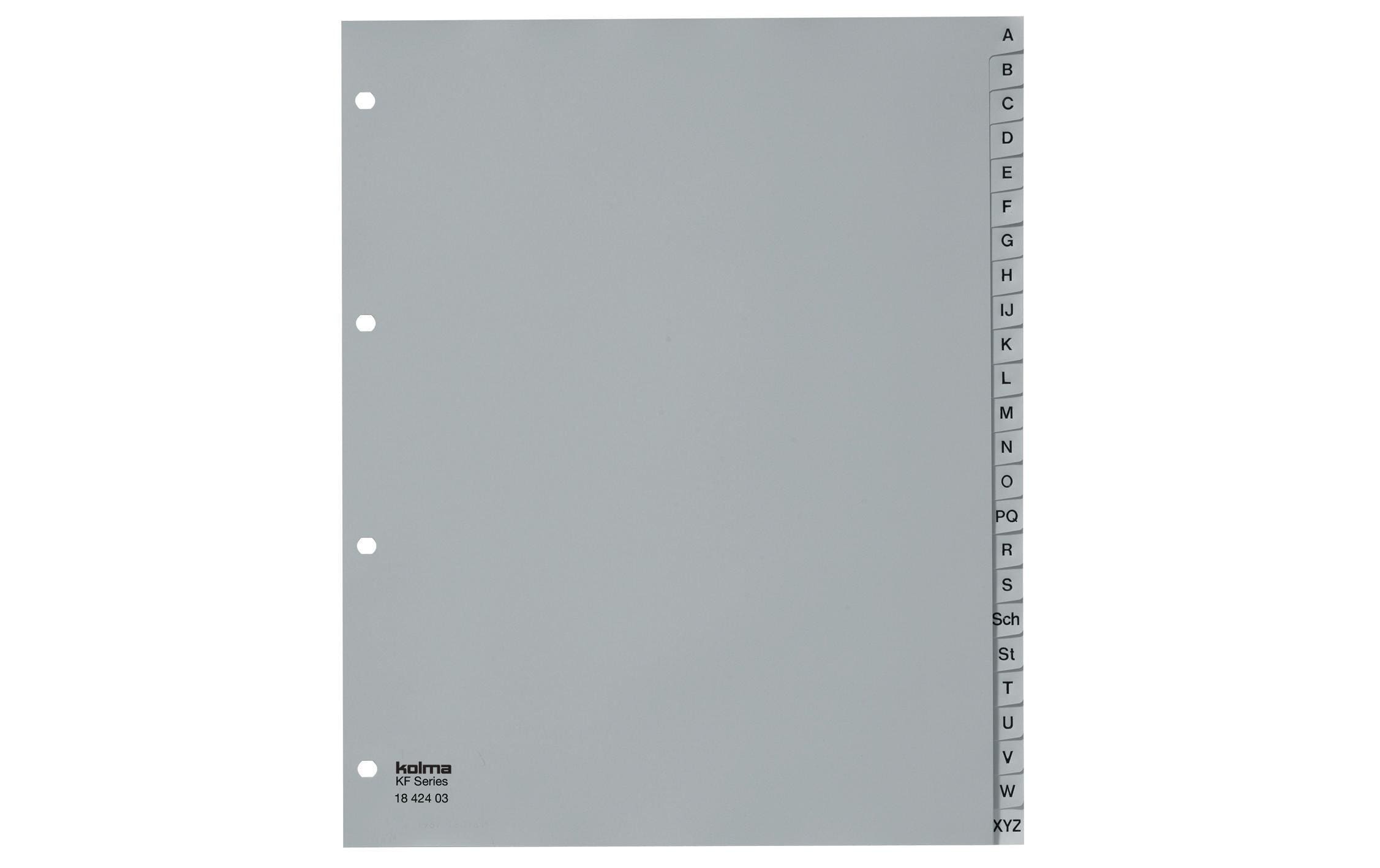Kolma Register A4 XL KolmaFlex A-Z 24-teilig, grau