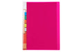 Kolma Sichtbuch Easy A4 KolmaFlex mit 20 Taschen, berry