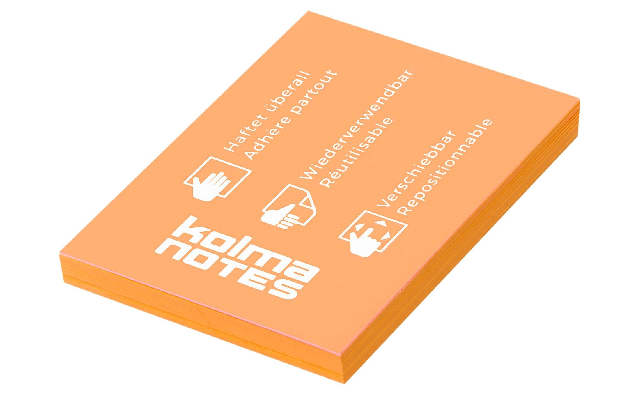 Kolma NOTES A8, 100 Blatt orange