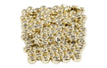 Creativ Company Buchstabenperlen gold, 7 mm, L-Grösse: 1.2 mm, 200 Stück