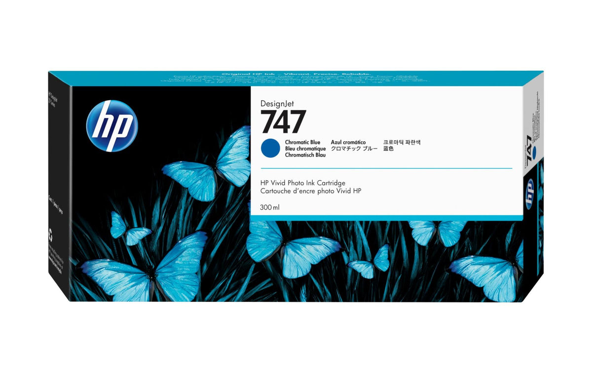 HP Tinte Nr. 747 Chromatic Blue (P2V85A) 300 ml
