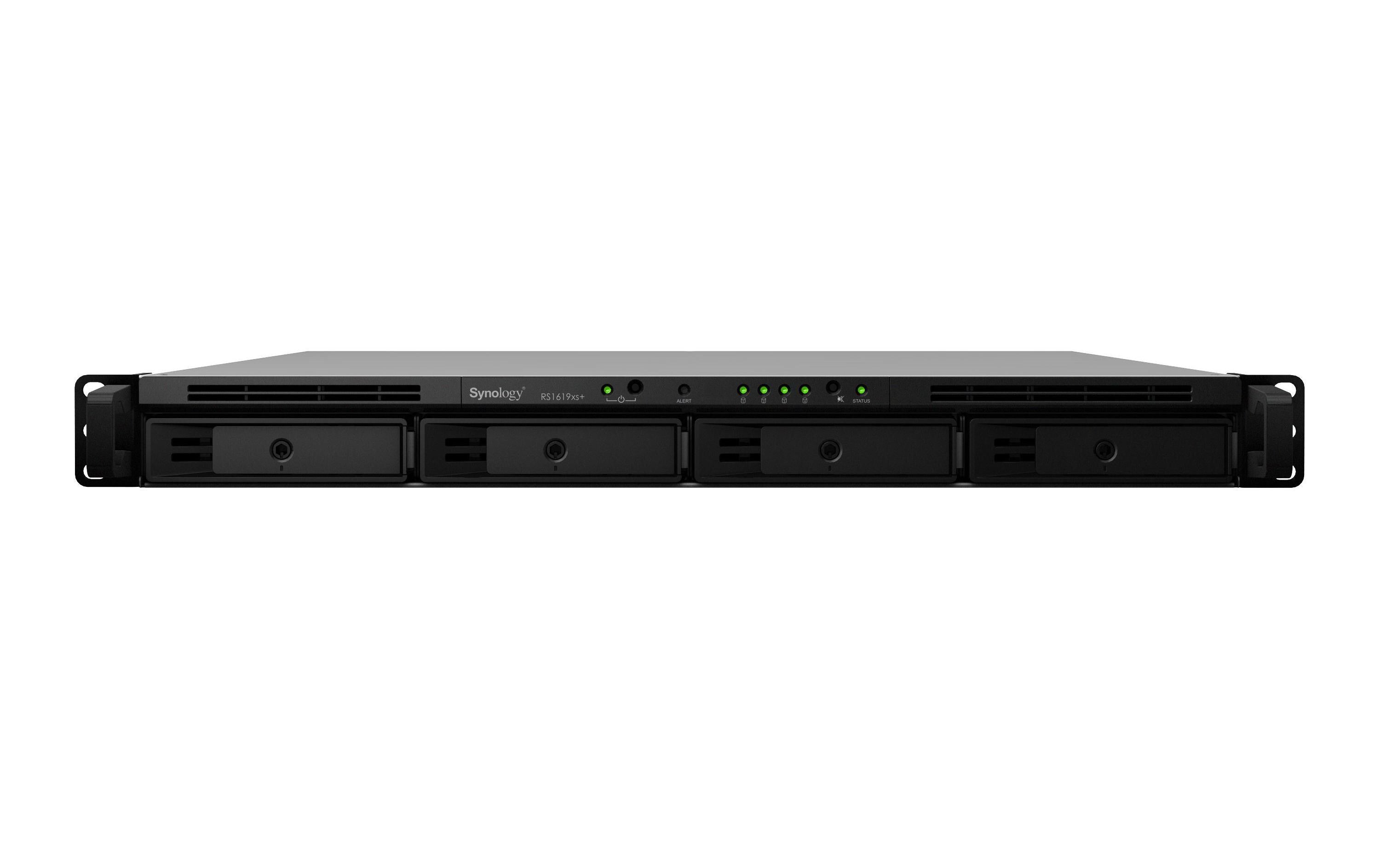 Synology RS1619xs+, 4-bay NAS ohne Harddisks, erweiterbar auf 16-bay