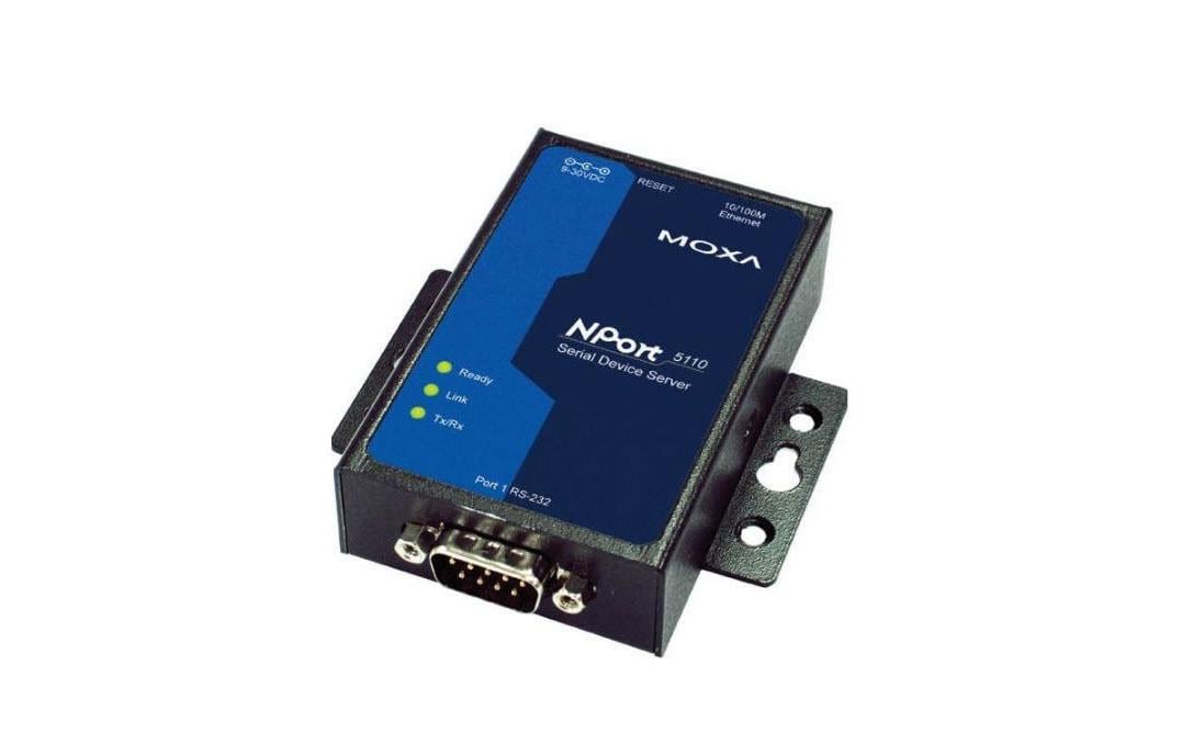 MOXA NPort 5110, LAN RS232 Server, Serielle Geräteserver mit einem Port RS232