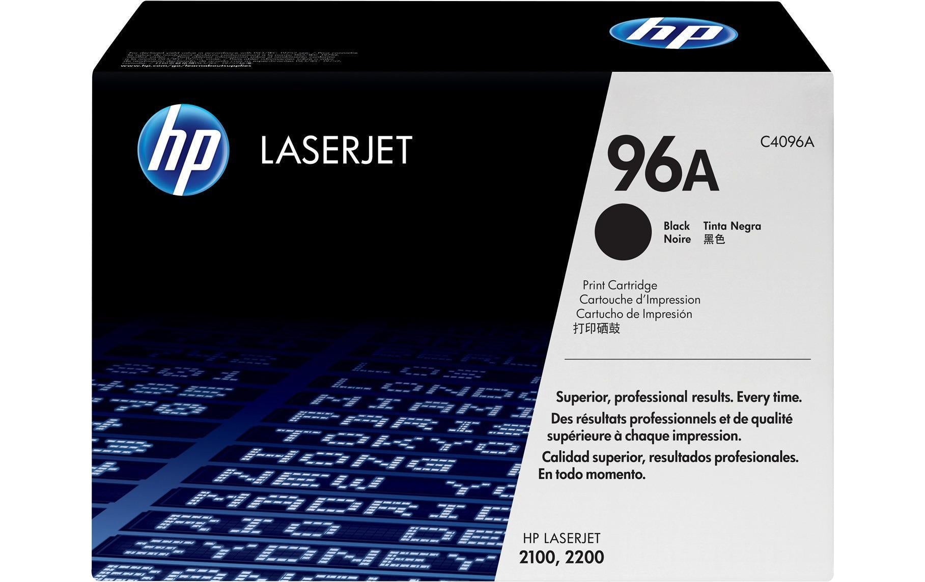 HP Toner 96A - Black (C4096A) Seitenkapazität ~ 5'000 Seiten