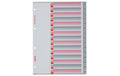 Kolma Register A4 LongLife 1-15 15-teilig grau