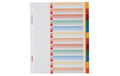 Kolma Register A4 XL LongLife blanko mehrfarbig / rainbow