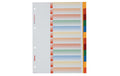 Kolma Register A4 LongLife blanko 12-teilig, mehrfarbig / rainbow