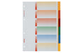 Kolma Register A4 LongLife blanko mehrfarbig / rainbow