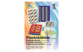 URSUS Flechtpapier 12 x 17 10 Paar, 10 Farben, ungummiert, Glanzpapier