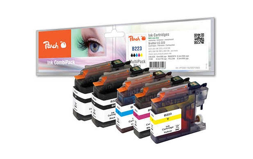 Peach Tinte Brother LC-223 Multipack Plus 2x16ml 3x8,5ml