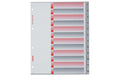 Kolma Register A4 XL LongLife 1-12 12-teilig, grau