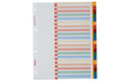 Kolma Register A4 XL LongLife blanko 20-teilig, mehrfarbig / rainbow