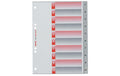 Kolma Register A5 LongLife hoch 1-10 10-teilig, mehrfarbig / rainbow