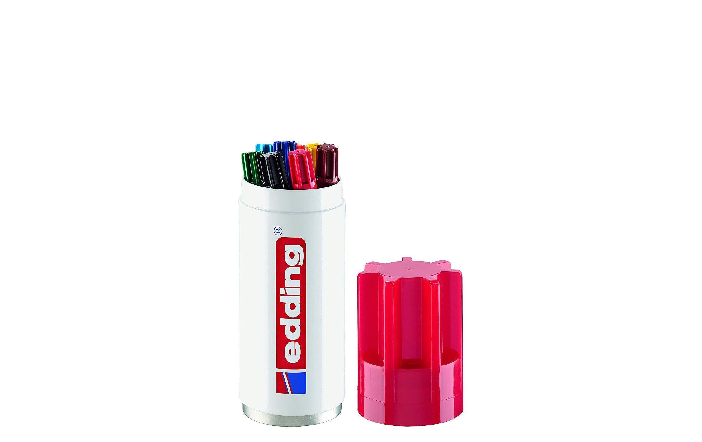 Edding Permanent Marker 3000, assortiert Box à 8 Stück farbig sortiert