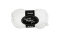 Creativ Company Stoffgarn Spagetthi 100 g weiss, 100 Polyester, 35 m