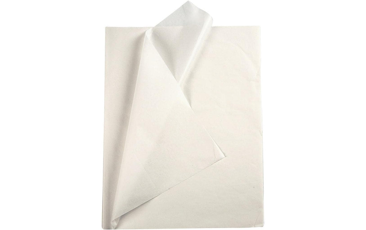 Creativ Company Seidenpapier 50 x 70 cm weiss, 25 Blatt, 14 g