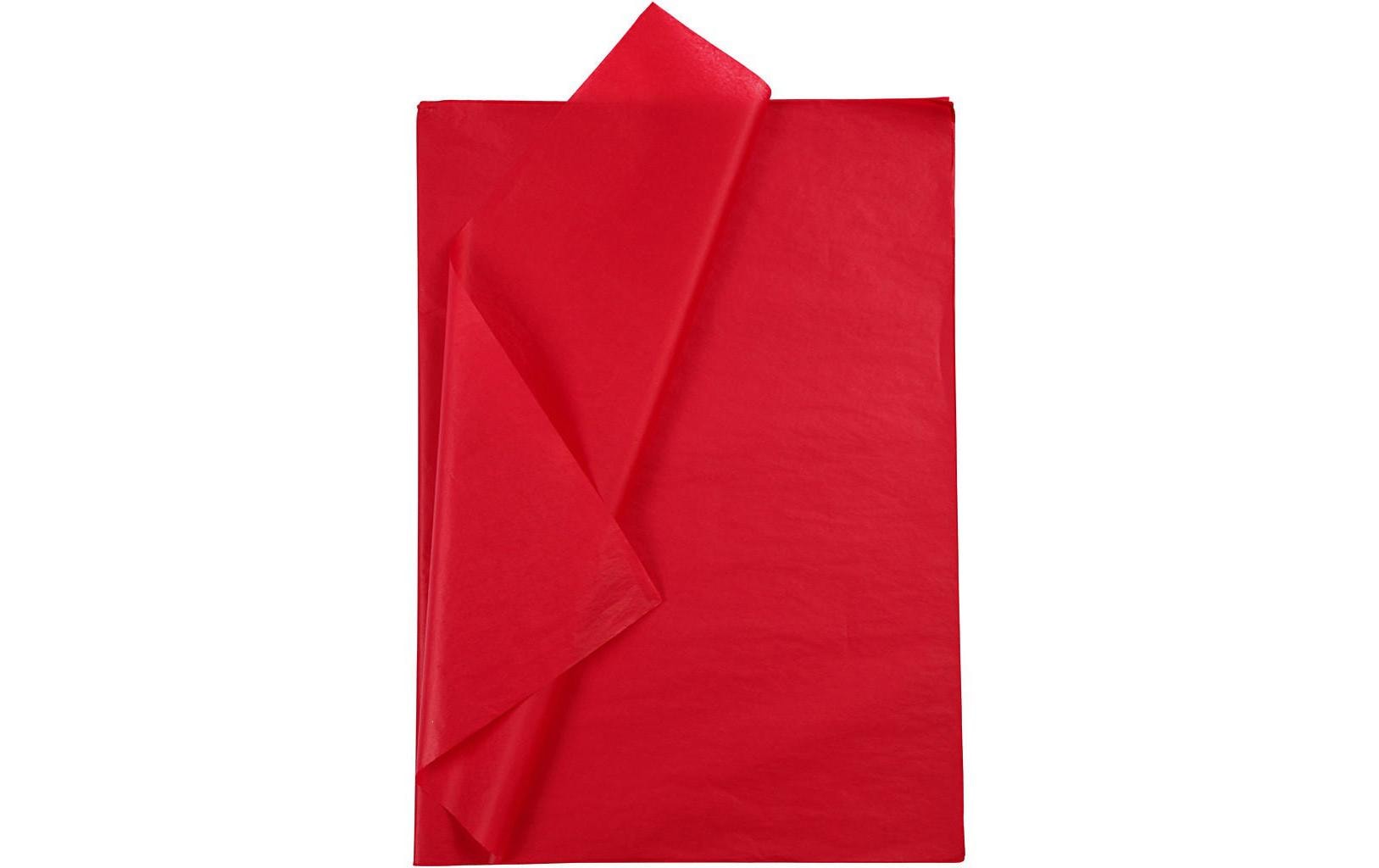 Creativ Company Seidenpapier 50 x 70 cm rot, 25 Blatt, 14 g