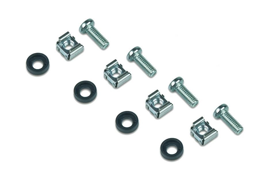 Wirewin Käfigmutterset, 4 Stück, 4x Käfigmutter, 4x Beilage, 4x Schraube M6