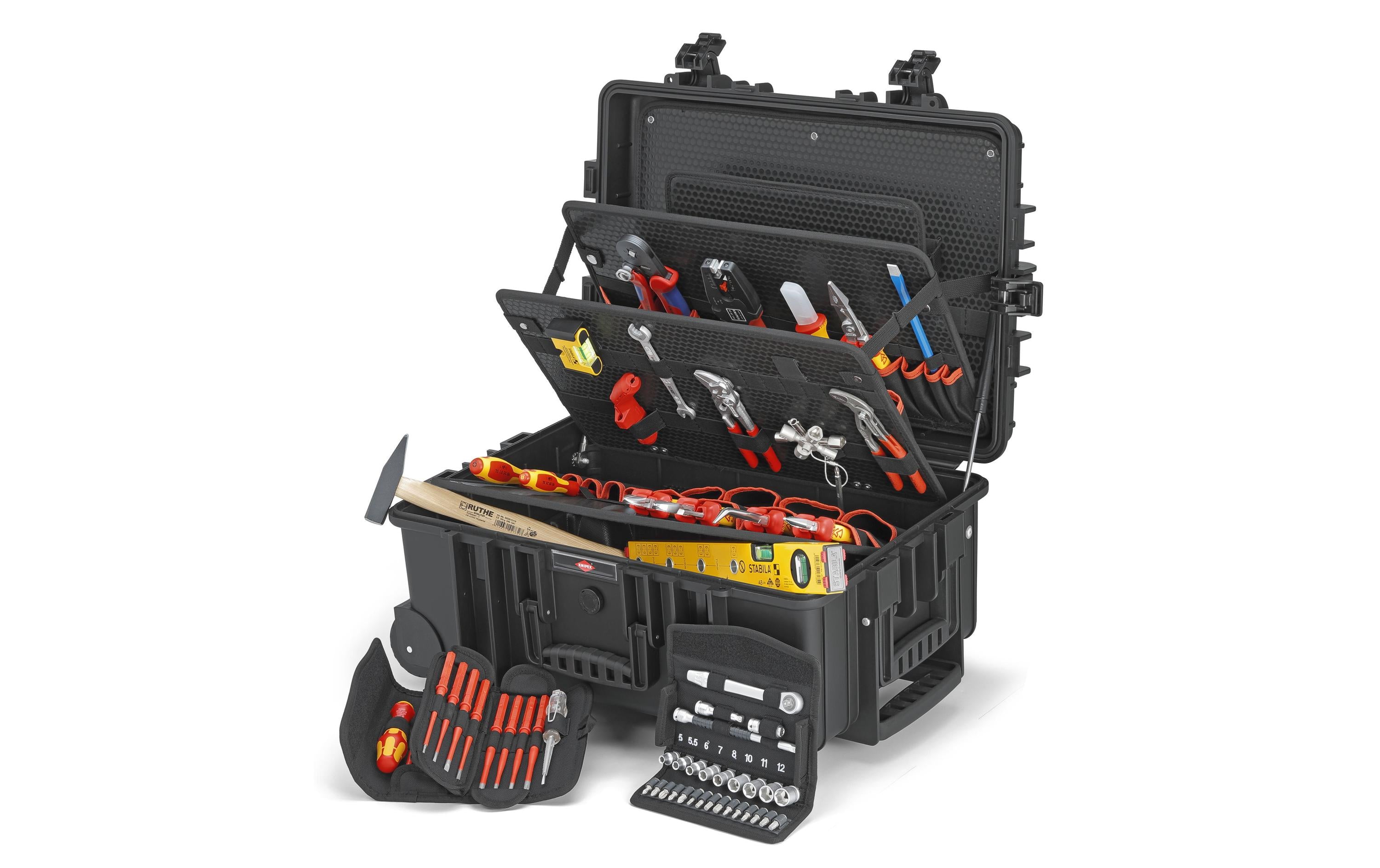 Knipex Werkzeugkoffer Robust45 Elektro