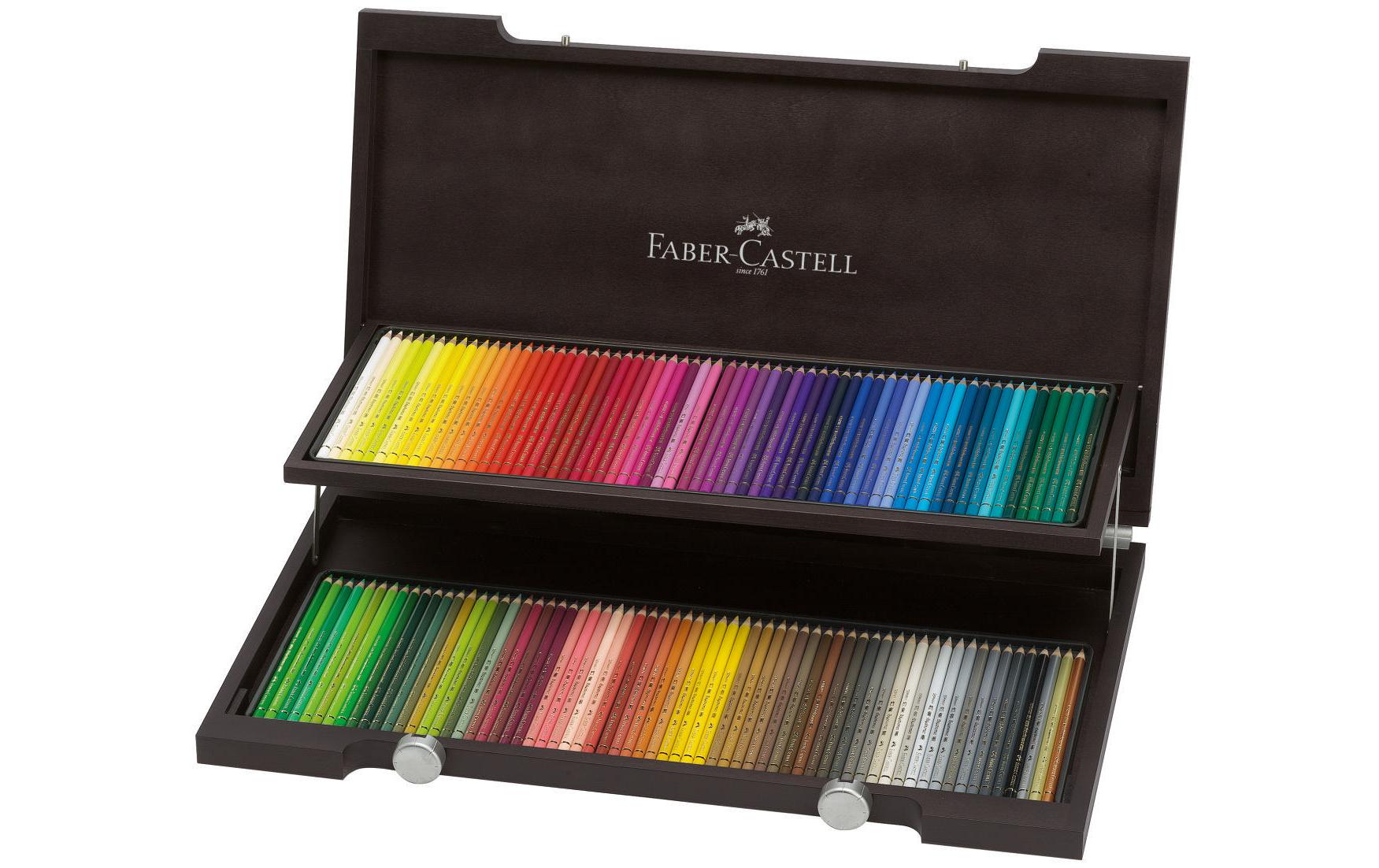 Faber-Castell Polychromos Farbstifte 120er Holzkoffer