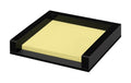 WEDO Zettelbox Black Office aus Acryl, inkl. Haftnotizen